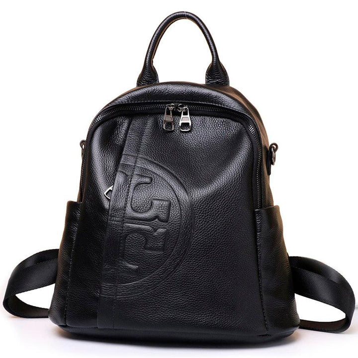 Casual Leather Backpack