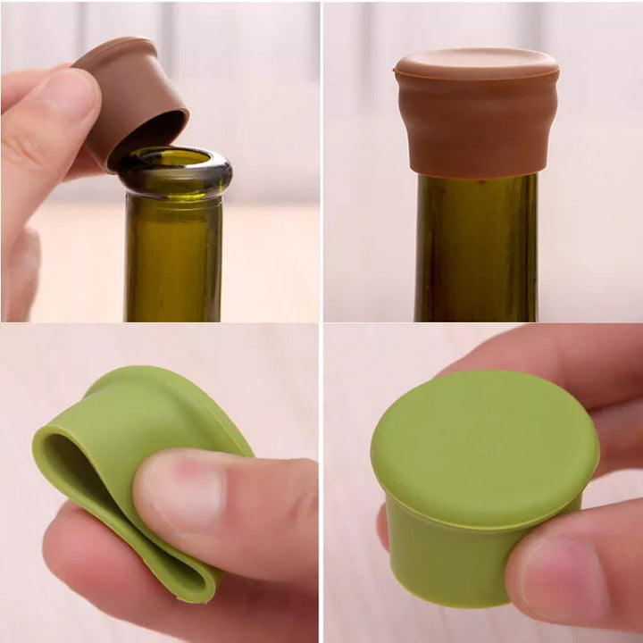 Flexible Silicone Wine Stoppers