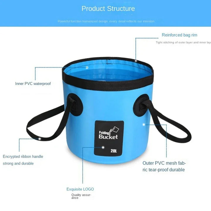 Portable Shower And 20L Bucket Set