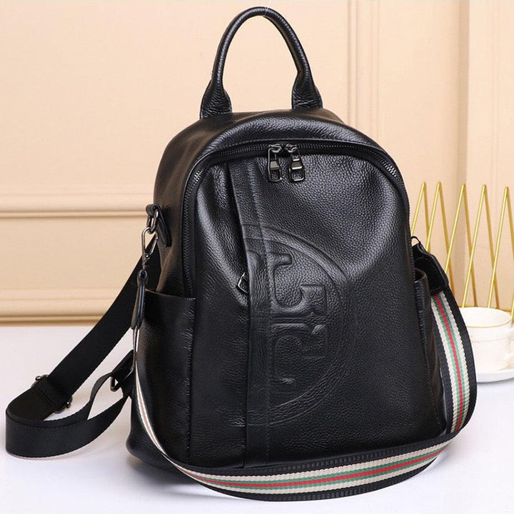 Casual Leather Backpack